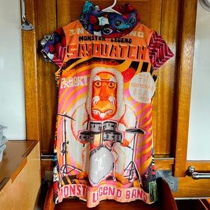 Mock neck short dress Custo Barcelona